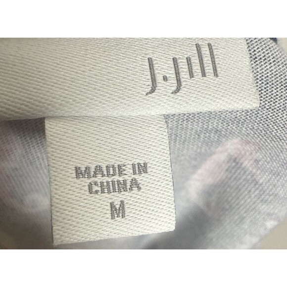 J. Jill Skirt Seahorse Blue Cotton Modal Pull On Women's Size Medium - Picture 5 of 11